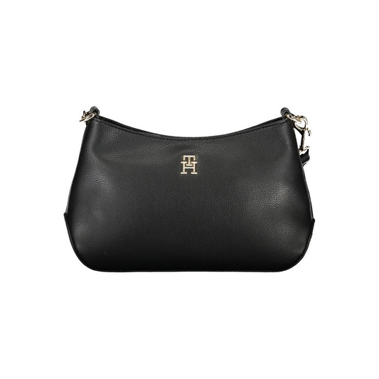 Tommy Hilfiger Black Polyester Handbag