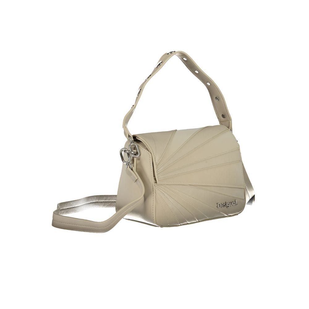 Desigual Beige Polyethylene Handbag