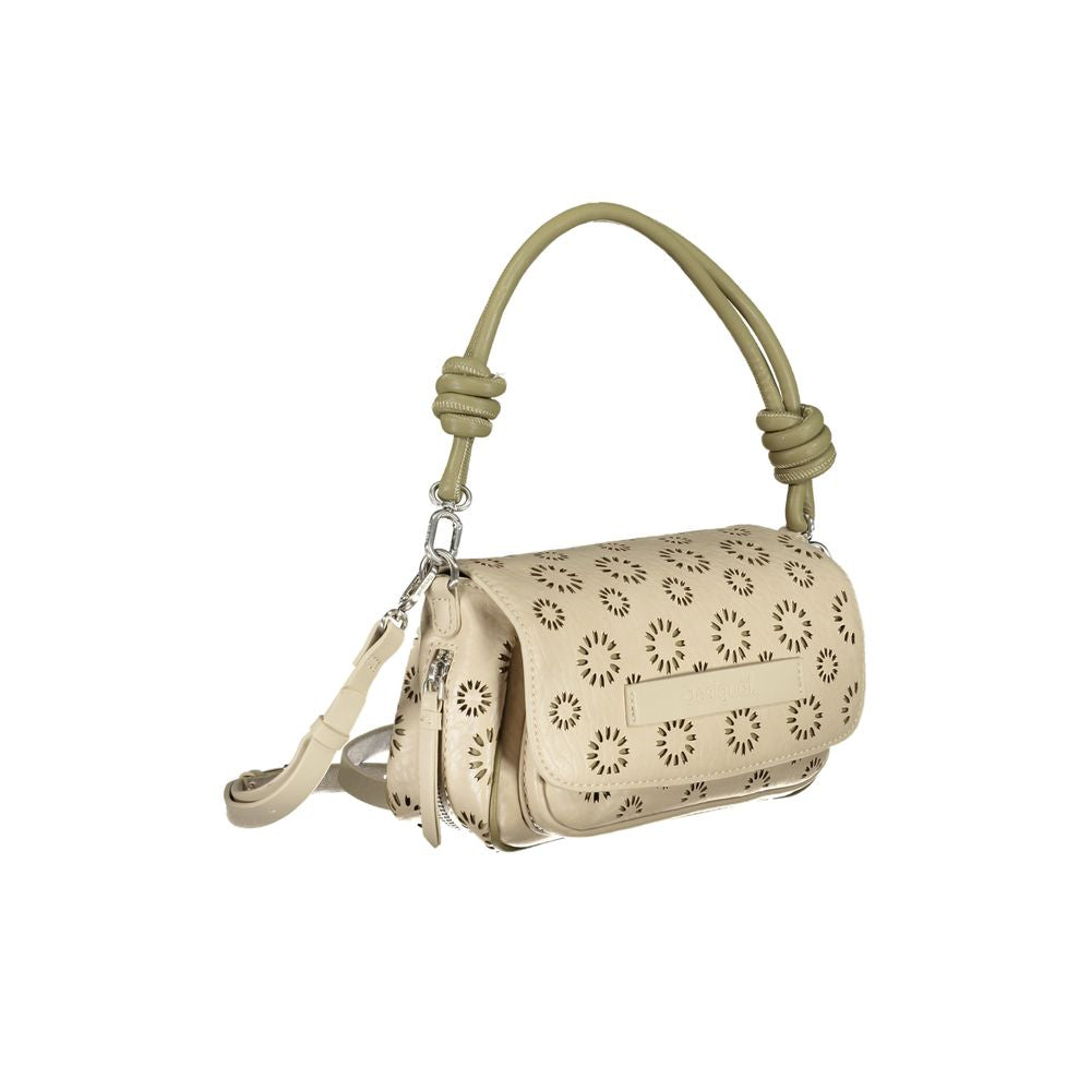 Desigual Beige Polyethylene Handbag