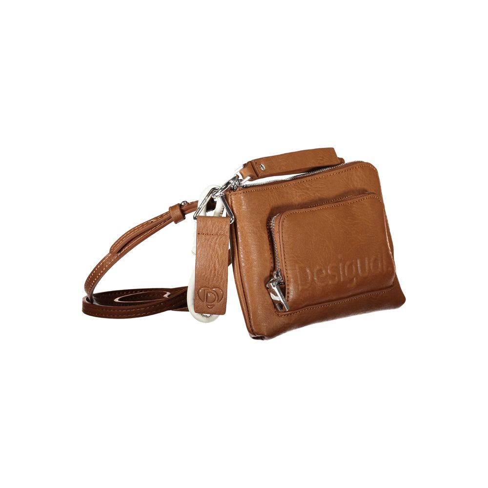 Desigual Brown Polyethylene Handbag