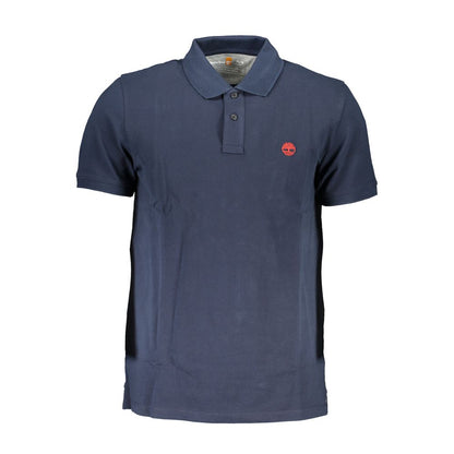 Timberland Blue Cotton Polo Shirt