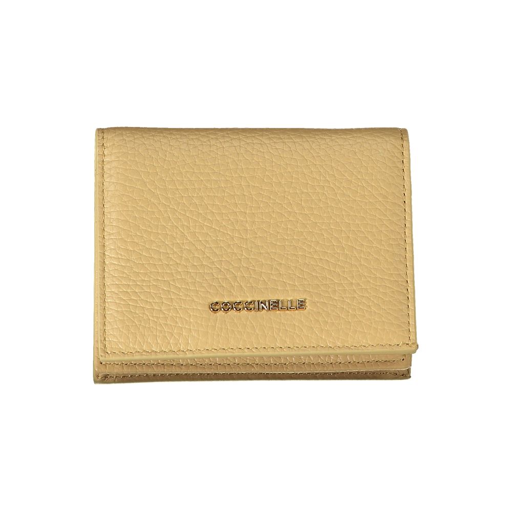 Coccinelle Beige Leather Wallet