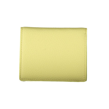 Coccinelle Yellow Leather Wallet