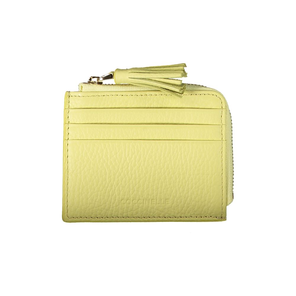 Coccinelle Yellow Leather Wallet