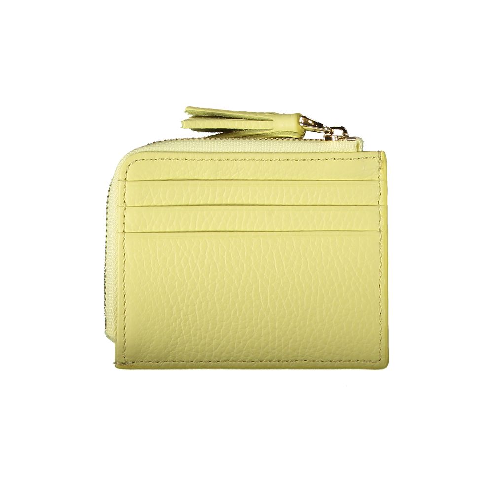 Coccinelle Yellow Leather Wallet