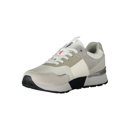 Carrera White Polyester Sneaker