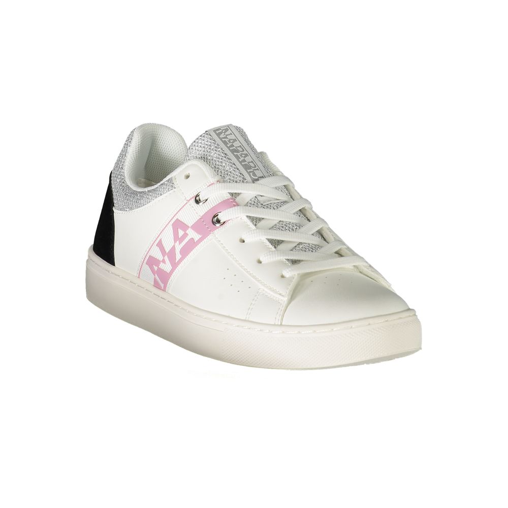 Napapijri White Polyester Sneaker