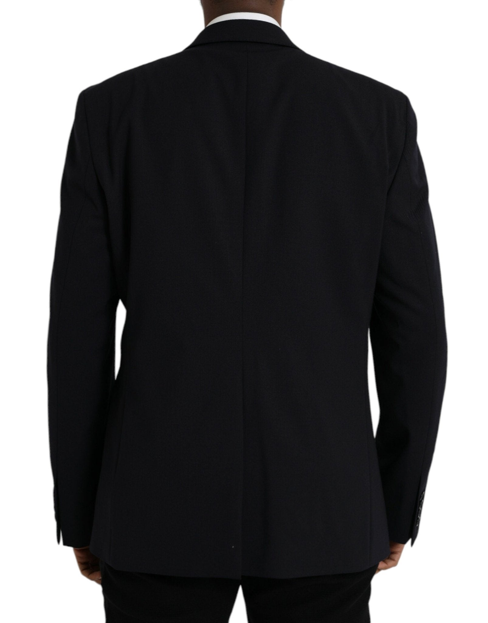 Dolce & Gabbana Black MARTINI Single Breasted Coat Blazer