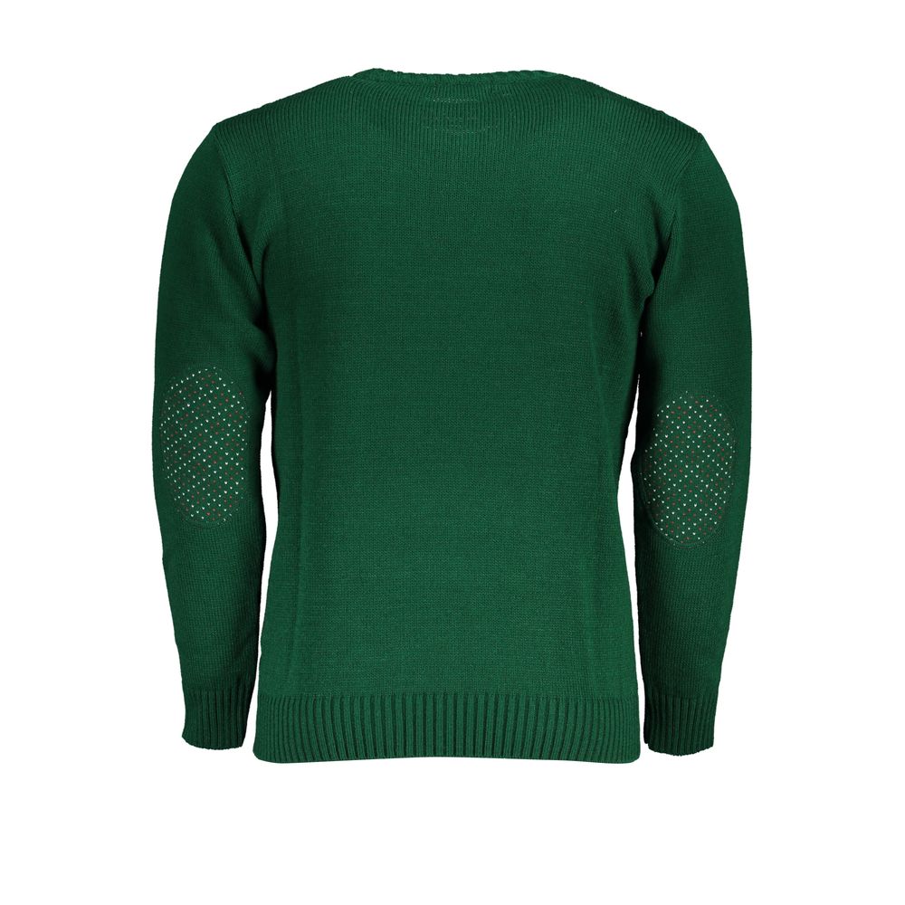 U.S. Grand Polo Green Fabric Sweater