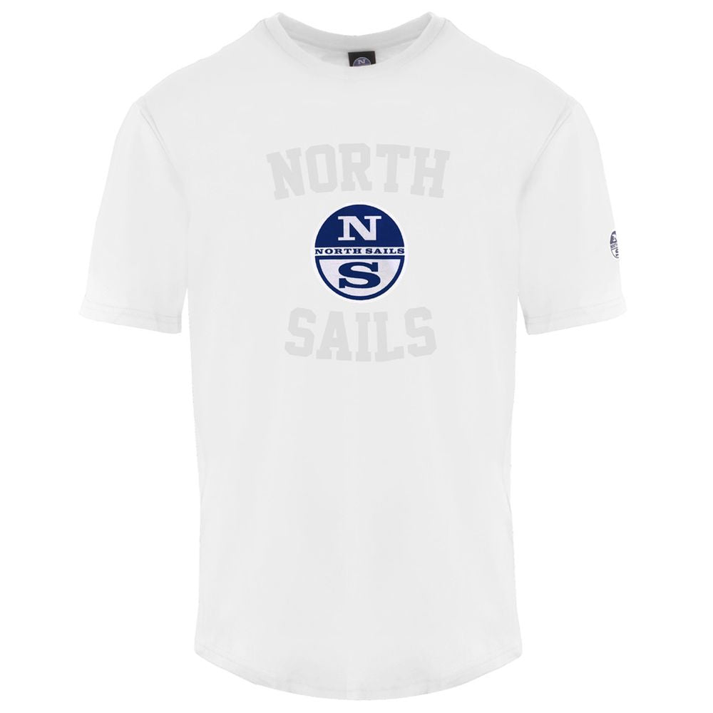 North Sails Elevated Casual White Crewneck Cotton Tee