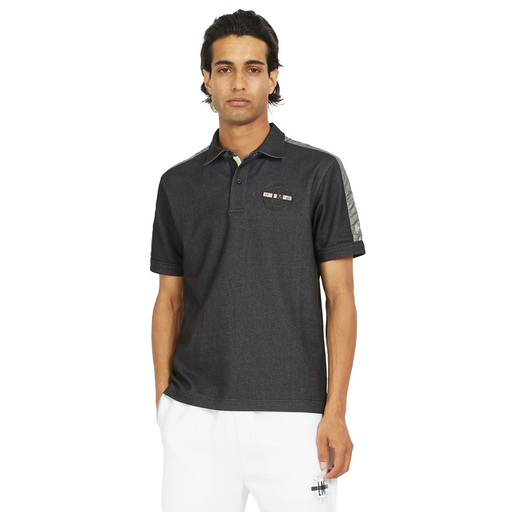 La Martina Sleek Cotton Blend Polo Shirt with Logo