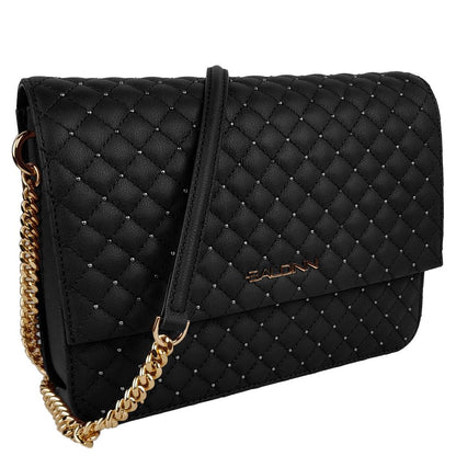 Baldinini Trend Elegant Quilted Calfskin Shoulder Bag