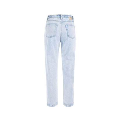 Yes Zee Light Blue Cotton Women Jeans