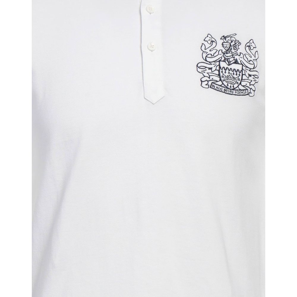 Aquascutum Elegant Cotton Polo with Signature Details