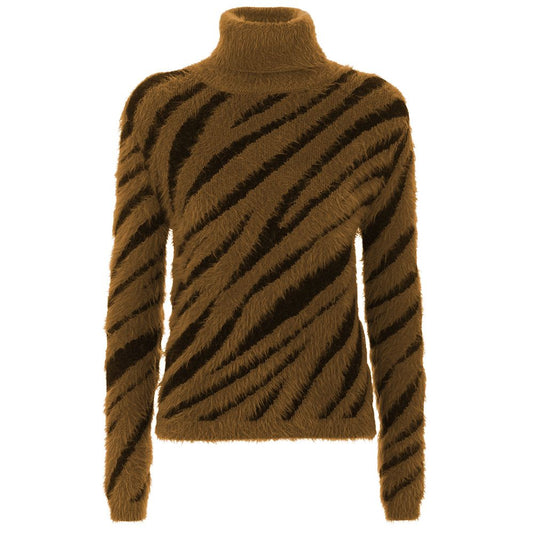 Imperfect Brown Polyamide Women Sweater