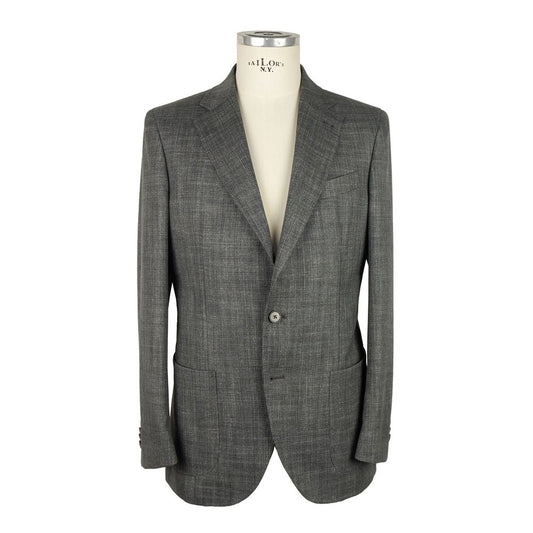 Emilio Romanelli Elegant Summer Wool-Linen Men's Jacket