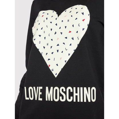 Chic Blue Cotton Love Moschino Dress