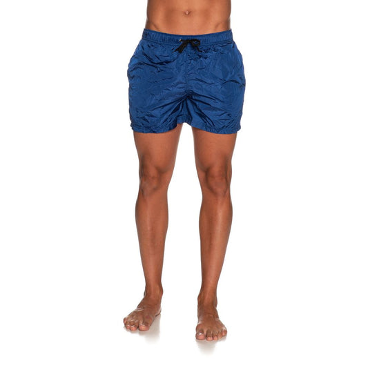 Refrigiwear Blue Nylon Men's Swimwear Trunks