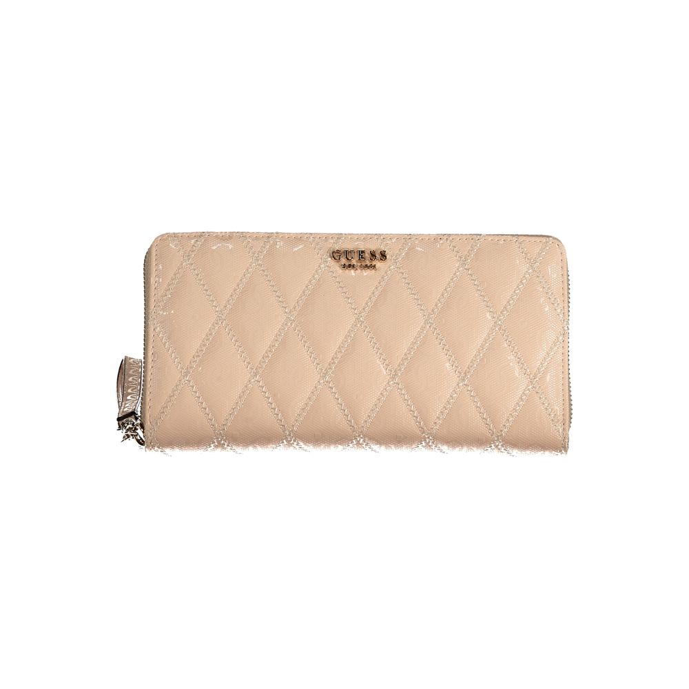 Guess Jeans Pink Polyethylene Wallet