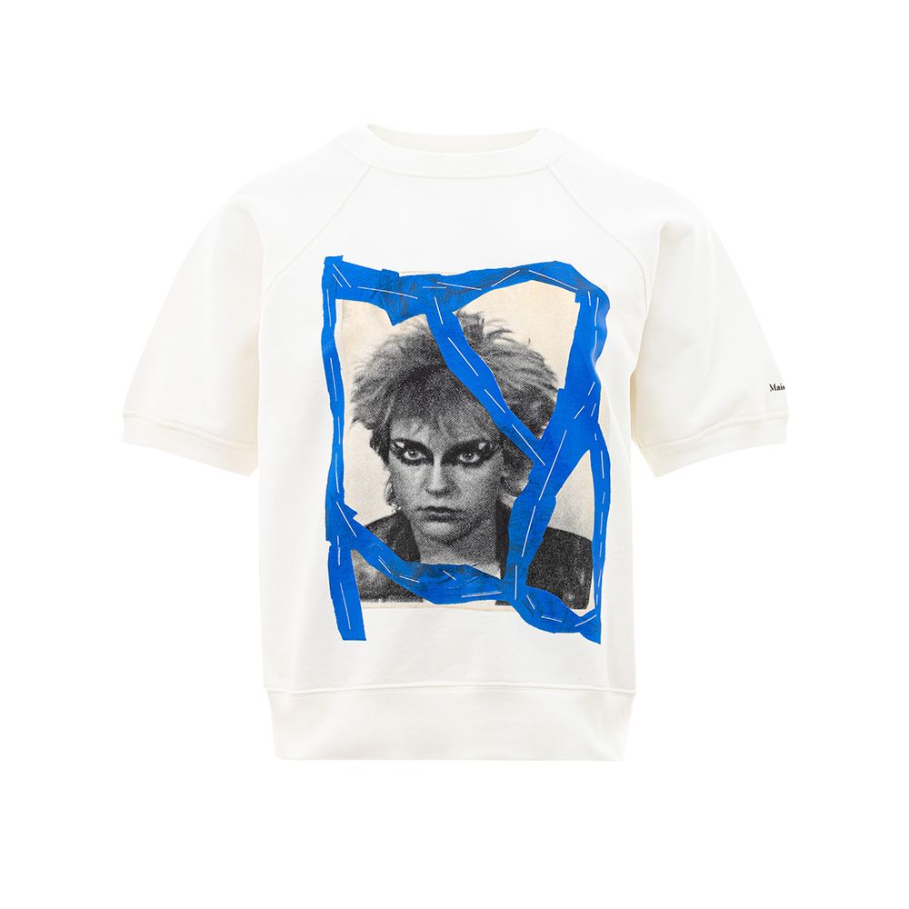 Maison Margiela Chic White Cotton Top for Style Enthusiasts