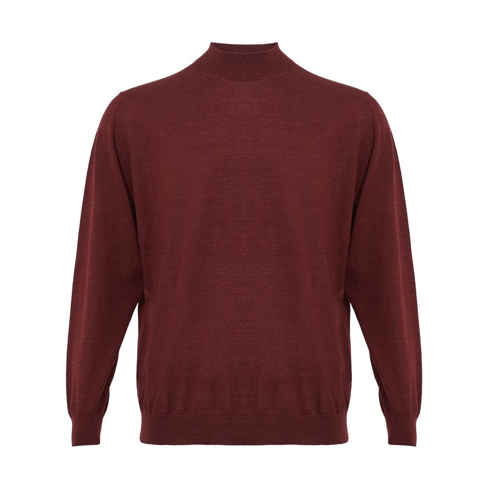 Colombo Elegant Cashmere Red Sweater for Men - PANTERA STORES