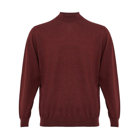 Colombo Elegant Cashmere Red Sweater for Men - PANTERA STORES