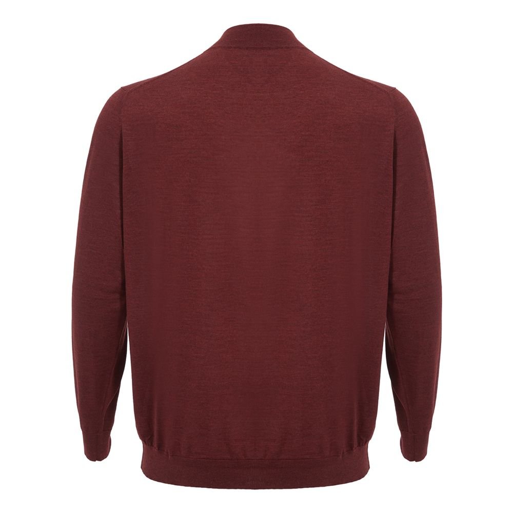 Colombo Elegant Cashmere Red Sweater for Men - PANTERA STORES