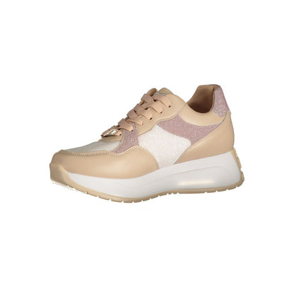 Laura Biagiotti Beige Polyester Sneaker