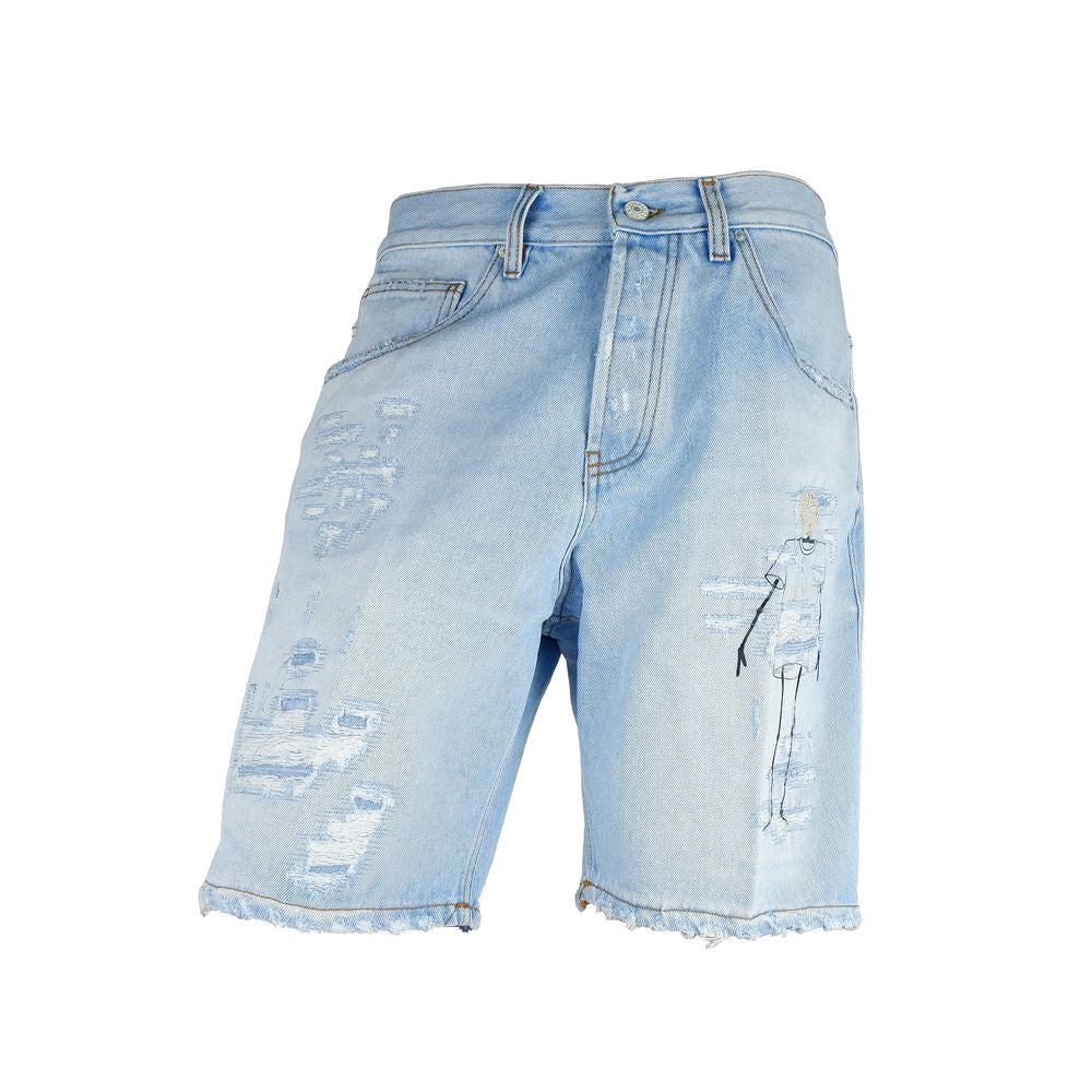 Don The Fuller Chic Rugged Denim Bermuda Shorts