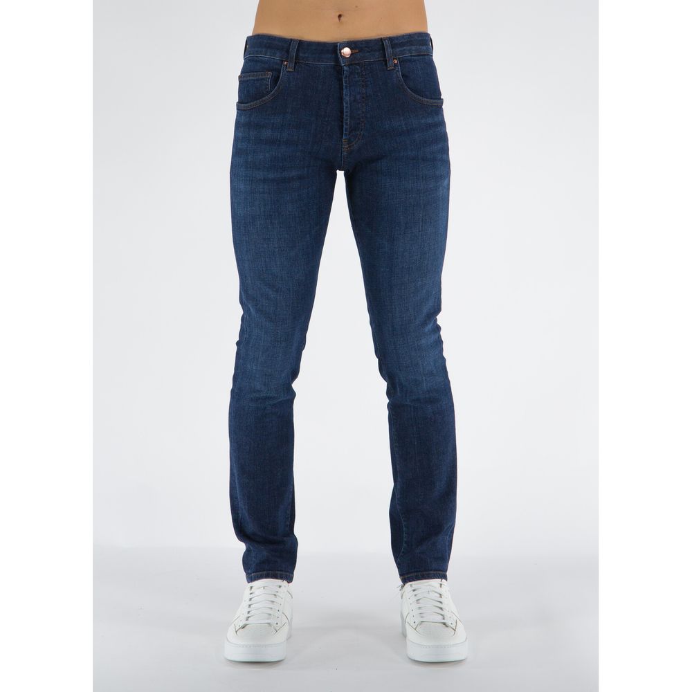 Don The Fuller Elegant Dark Blue Cotton Stretch Jeans