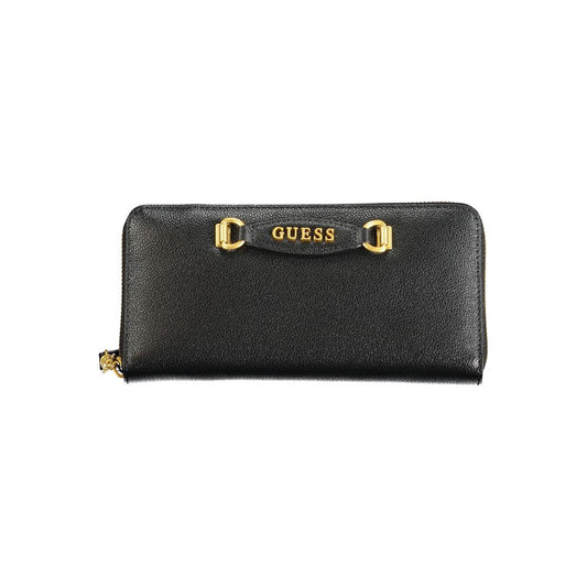 Guess Jeans Black Polyethylene Wallet