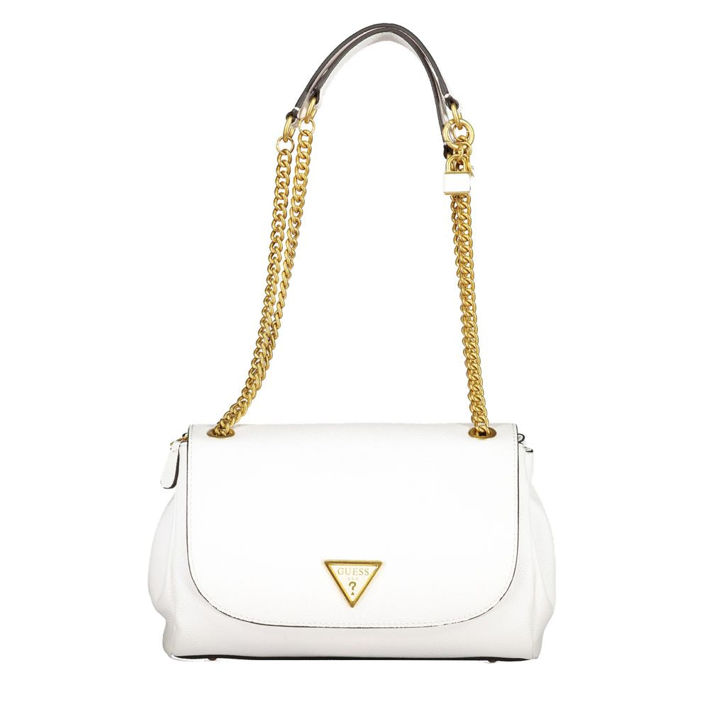 Guess Jeans White Polyethylene Handbag