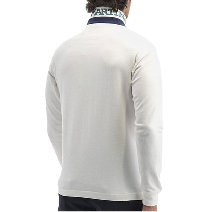 La Martina White Cotton Polo Shirt