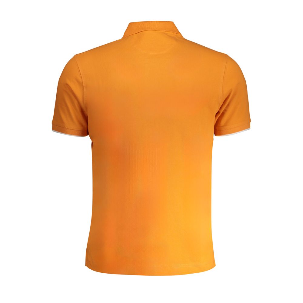 La Martina Orange Cotton Polo Shirt