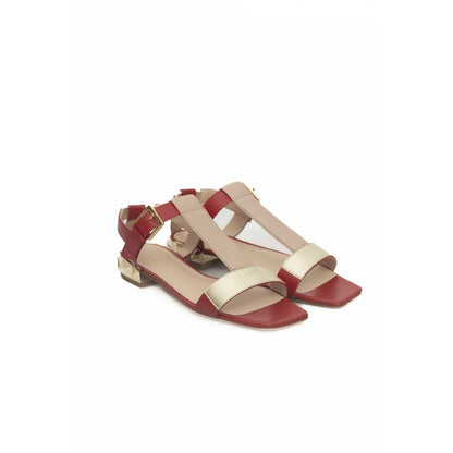 Cerruti 1881 Red GOAT Leather Sandal