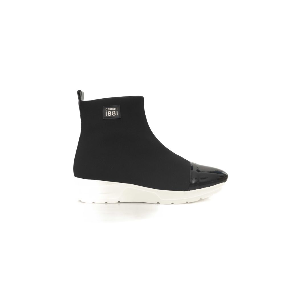 Cerruti 1881 Black Polyester Sneaker