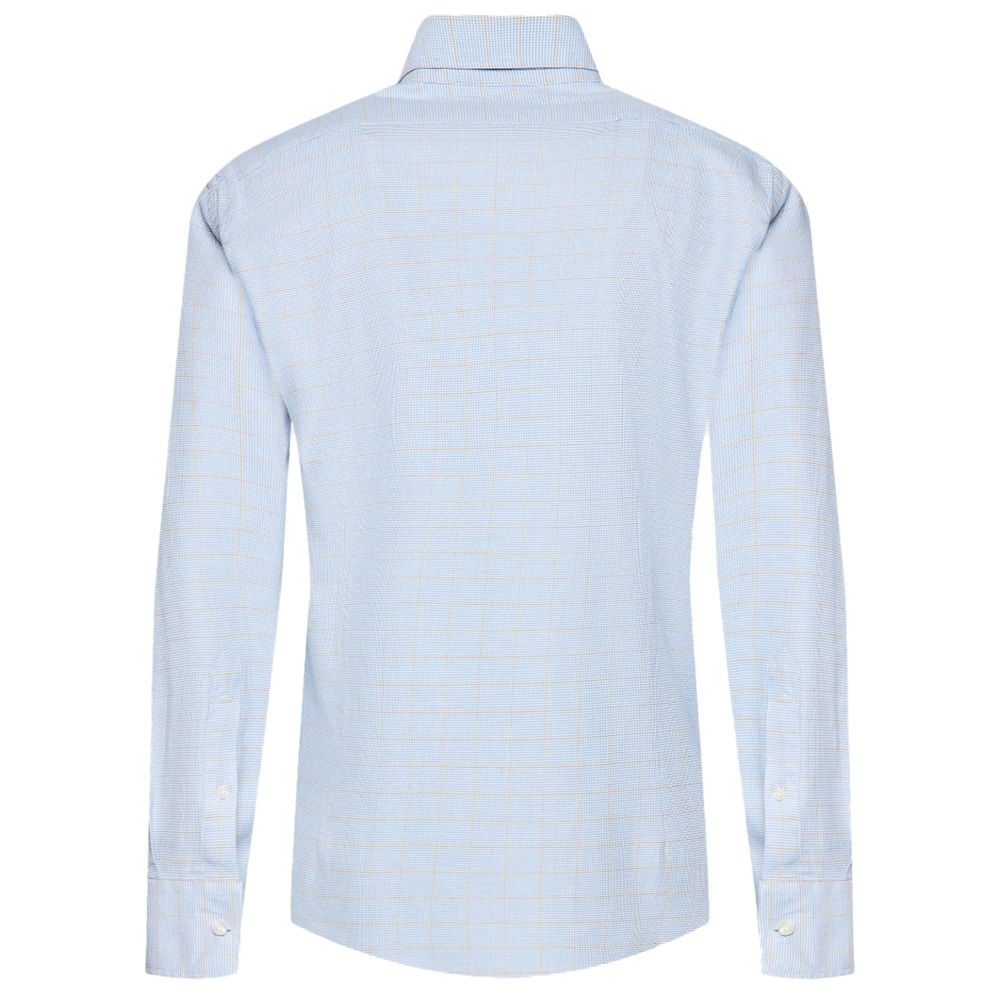 La Martina Light Blue Cotton Shirt