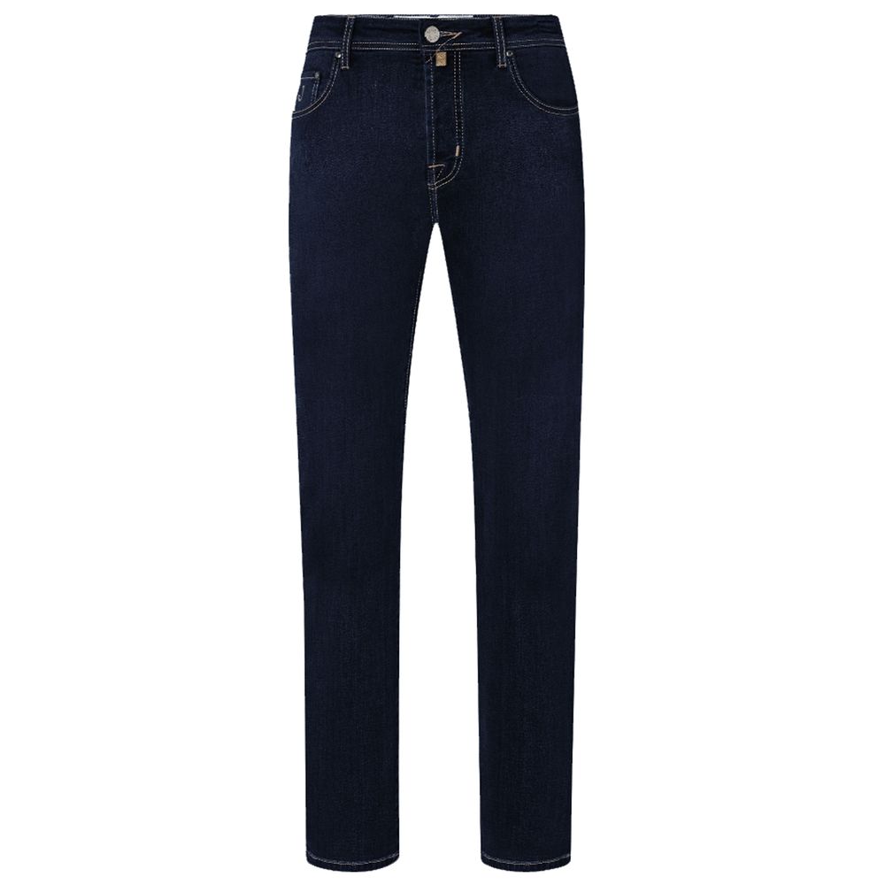 Jacob Cohen Blue Cotton Jeans & Pant