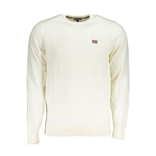 Norway 1963 White Fabric Sweater