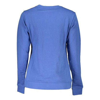 Cavalli Class Blue Cotton Sweater