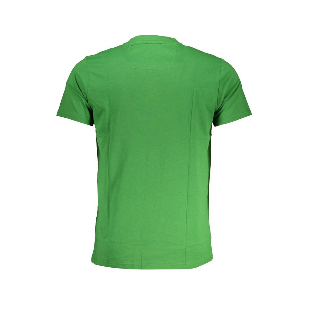 Cavalli Class Green Cotton T-Shirt