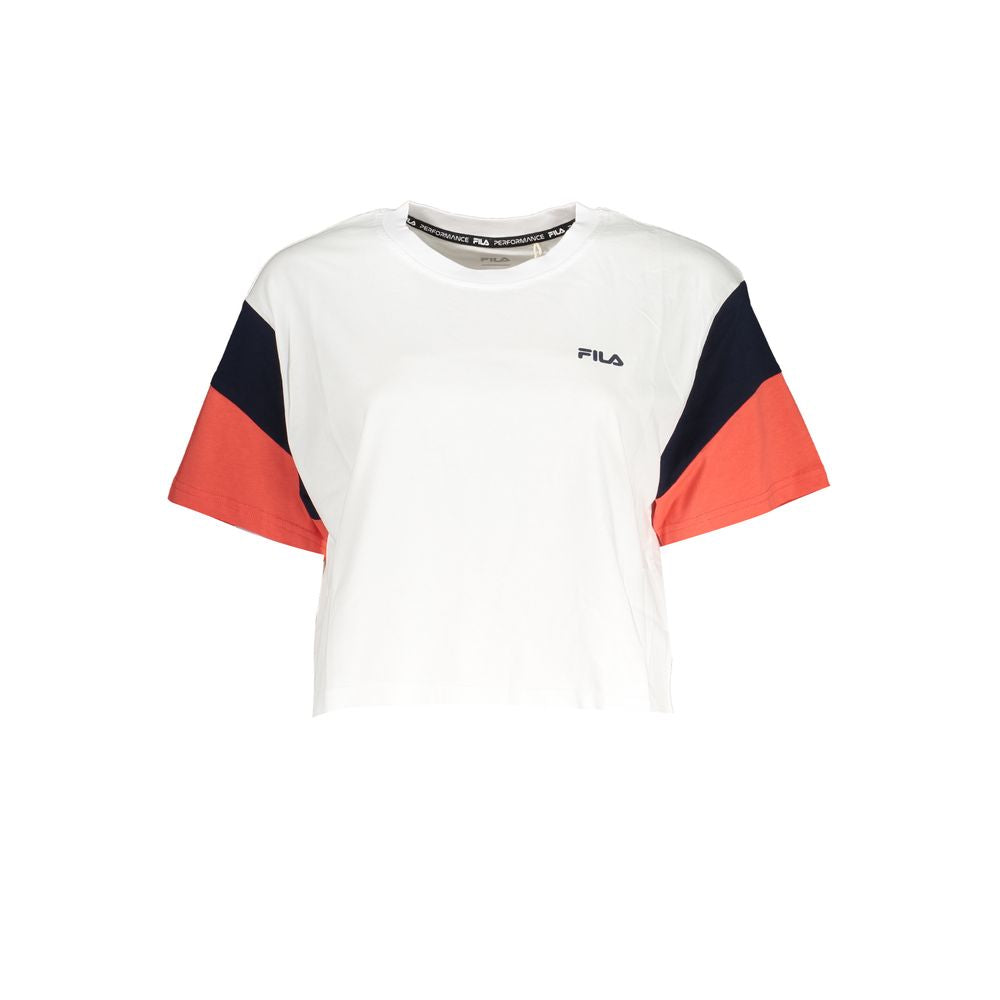 Fila White Cotton Tops & T-Shirt