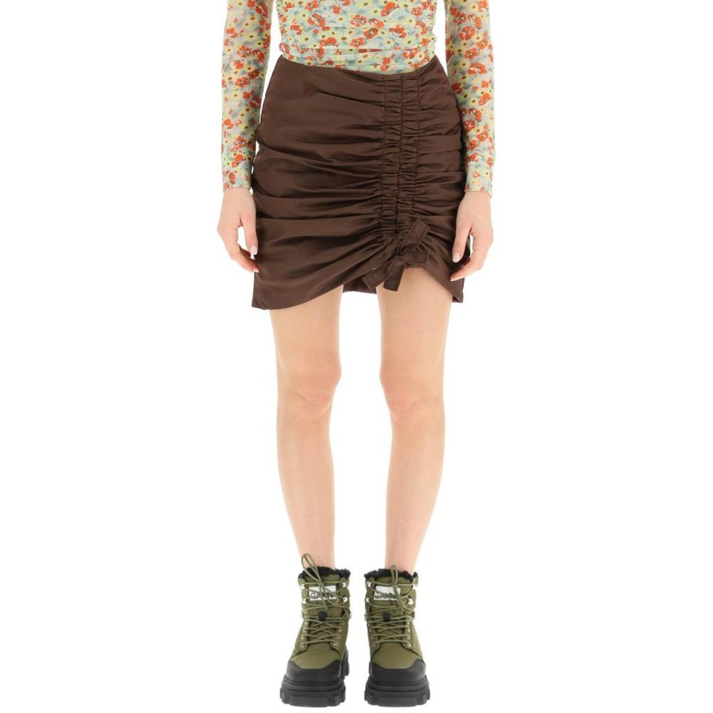 Ganni Brown Skirt