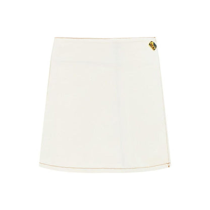 Ganni White Skirt