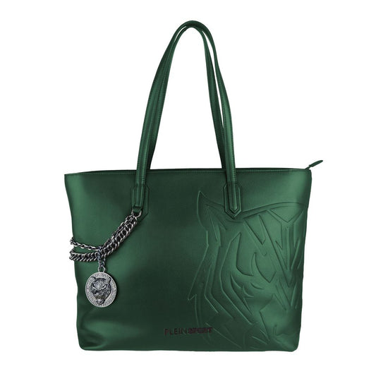 Plein Sport Green Shoulder Bag