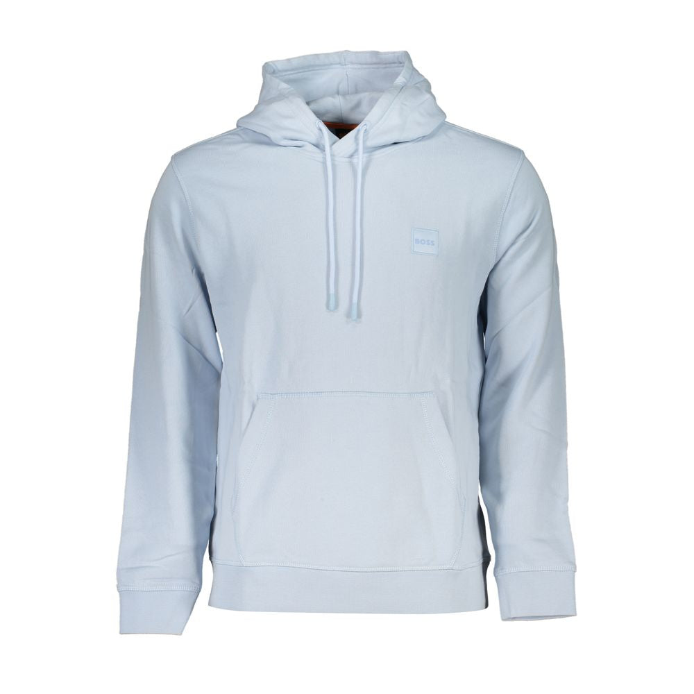 Hugo Boss Light Blue Cotton Sweater