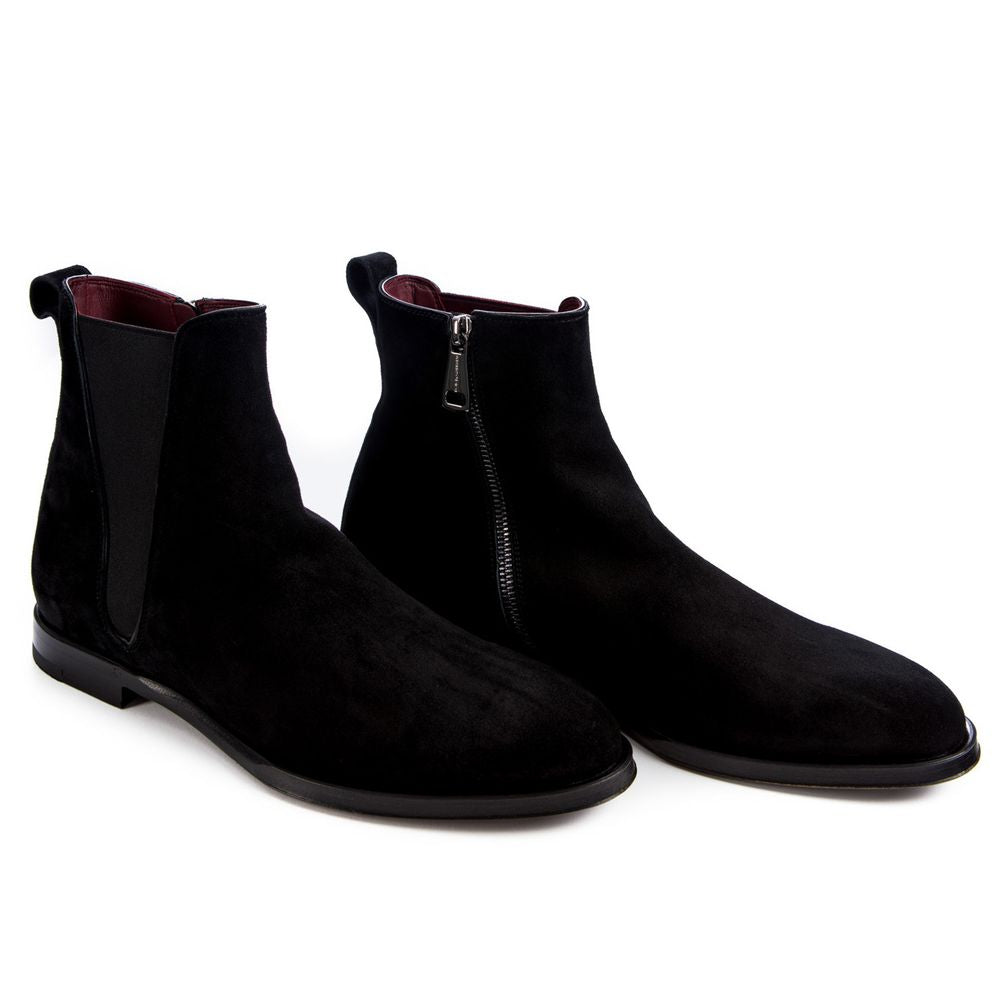 Dolce & Gabbana Black Leather Di Calfskin Boot