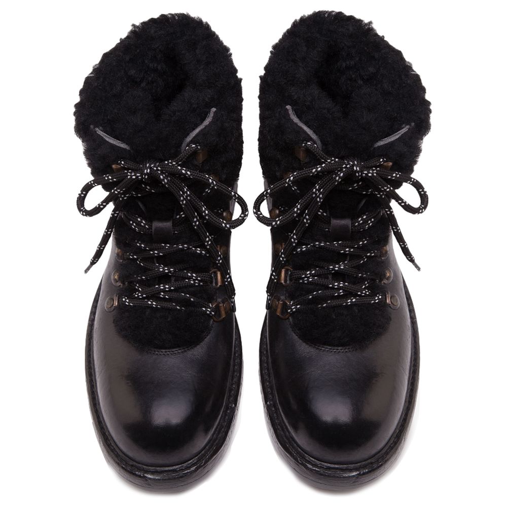 Dolce & Gabbana Black Leather Di Calfskin Boot