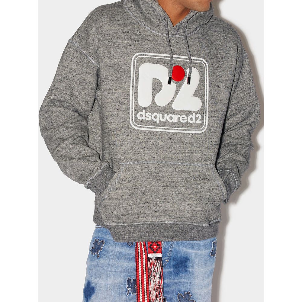 Dsquared² Gray Cotton Sweater