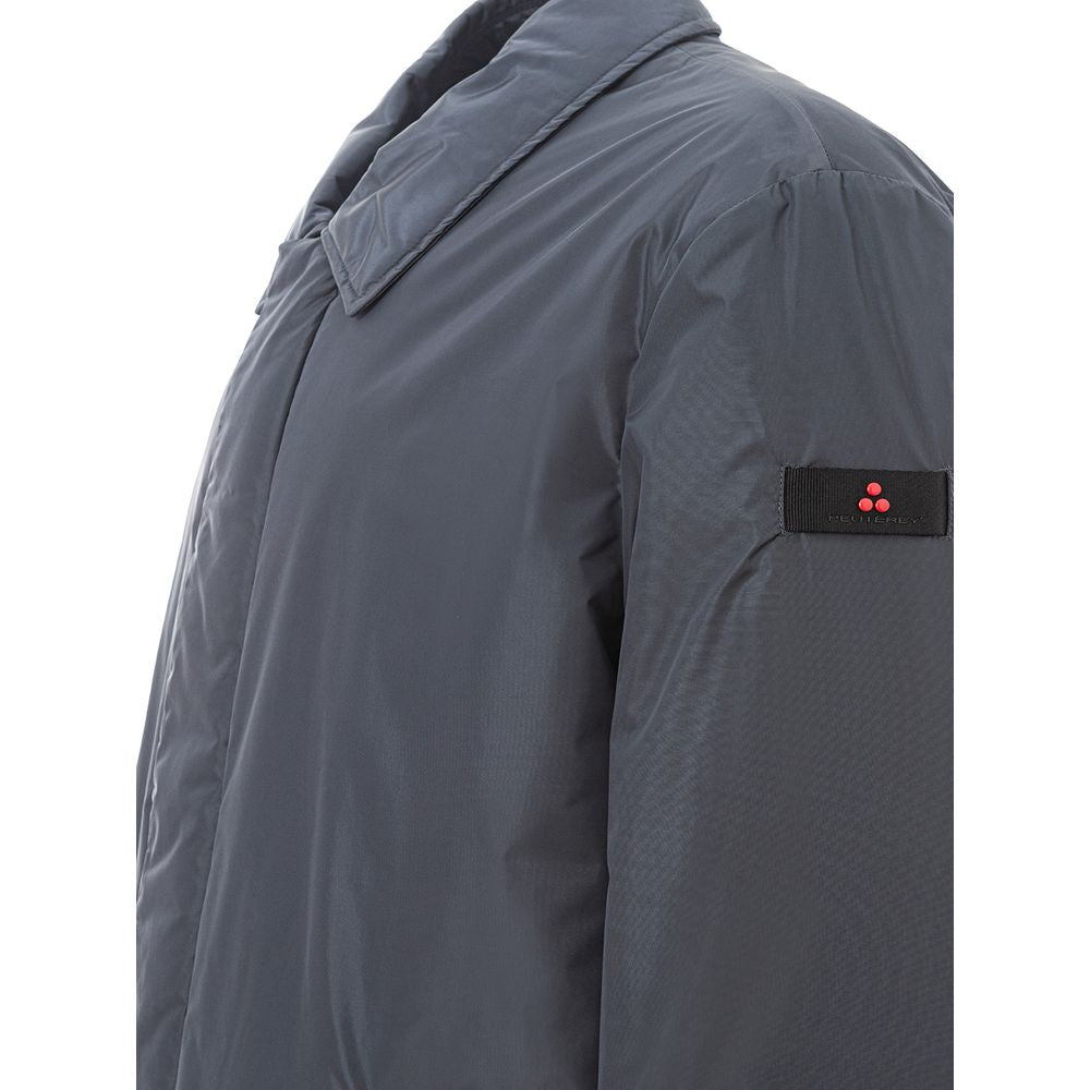 Peuterey Elegant Gray Polyamide Men's Jacket